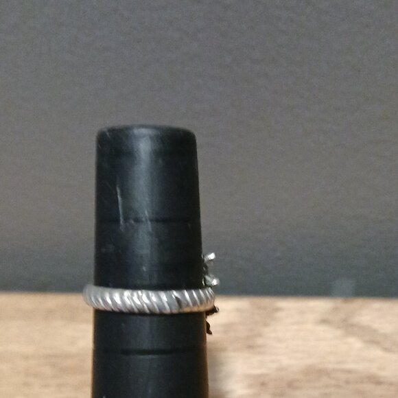 Sterling Silver Amethyst Ring Stamped 925 Size 5 1/2 - Picture 2 of 4